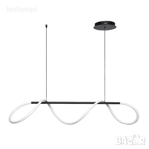 LED Полилей 40W Дизайн Черно Тяло Неутрално Бяла Светлина