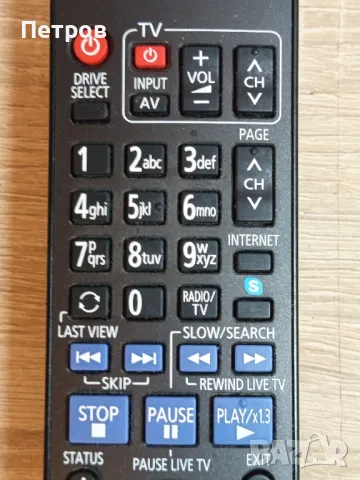 Дистанционно"Pamasonic"Blu-Ray Recorder, снимка 3 - Дистанционни - 49778011