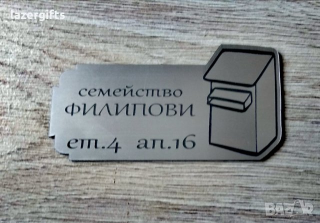 Табела за пощенска кутия, нов модел , снимка 1 - Декорация за дома - 31701136