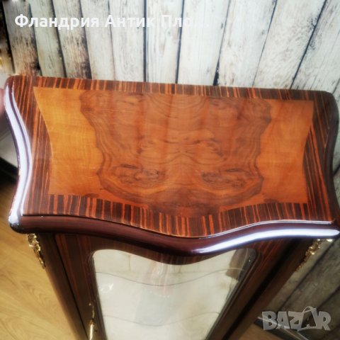 Салонна витрина в стил Louis XV , снимка 10 - Секции и витрини - 38125281