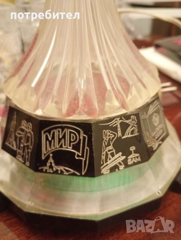 СССР Стара нощна руска лампа Ракета Космос , снимка 6 - Антикварни и старинни предмети - 52455422