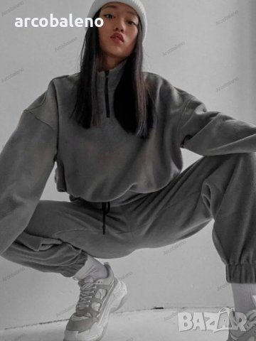 Дамски ежедневен комплект суичър от две части, 5цвята , снимка 5 - Комплекти - 42926368