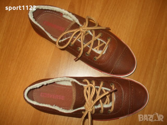 N39 Converse/естествена кожа дамски кецове, снимка 10 - Кецове - 34144818