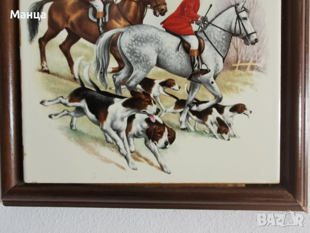 Картина ловен мотив, снимка 4 - Картини - 52590600