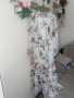 разкошна  нова дълга елегантна рокля  волани къдри Reaerved флорален нежен принт цветя, снимка 9