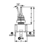 Switch бутон (2 поз.) – 12/24V – 20A – LAMPA 45583, снимка 2
