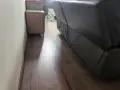 Сив кожен диван тройка, снимка 10