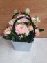 Изкуствени цветя в кашпи, снимка 2