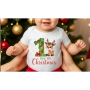 Бебешко боди My first Christmas, снимка 1