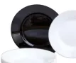 Черно-бял сервиз за хранене от 19 части Luminarc Lea Black & White, снимка 2