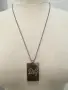 D&G Dolce & Gabbana Rhinestone Dog Tag колие унисекс, снимка 8