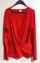 Дамска блуза с червен цвят, снимка 1