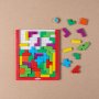 дървена играчка Тетрис с цветно зарче, снимка 1 - Игри и пъзели - 31039428