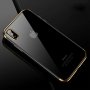 Калъф силикон Electro прозрачен / Златна - рамка / за iPhone 7G / 8G / SE 2020, снимка 1 - Калъфи, кейсове - 37078849