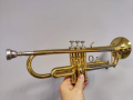 Jupiter B-Flat Trumpet JTR-410 with case - Б Тромпет с твърд куфар и мундщук - ОТЛИЧЕН, снимка 1 - Духови инструменти - 44555024