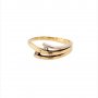 Златен дамски пръстен 2,58гр. размер:54 14кр. проба:585 модел:15560-1, снимка 1 - Пръстени - 40075775