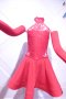 Червена детска рокля за спортни танци, снимка 12