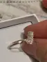 Пръстен сребро 925 цена 12€ нов с 3 циркония , снимка 3