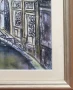 Картина, акварел, пейзаж, мост, подписана, снимка 5