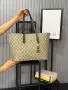 Gucci Голяма Дамска Чанта Тип Шопър С Монограм Дълги Дръжки И Златен Метален Акцент Код SEM-729, снимка 2