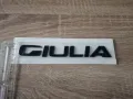 черен надпис Alfa Romeo Giulia, снимка 3