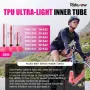 Нов комплект за колело велосипед Ultralight TPU вътрешни гуми 700x18-32C RideNow Road Bike 2 броя, снимка 2