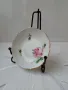 Meissen, чинийка/купичка с декор роза, маркировка , снимка 4