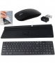 КОМПЛЕКТ БЕЗЖИЧНА КЛАВИАТУРА И МИШКА WIRELESS KEYBOARD, СИЛИКОНОВО ПОКРИТИЕ, ЧЕРНО И БЯЛО - код 0803, снимка 16