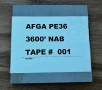 Ленти AGFA PE36, ролка AMPEX, снимка 1