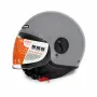 Отворена мото каска YEMA ECE R22.06 сиво, снимка 1
