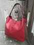 Дамска чанта, комплект с несесер, червена, снимка 4