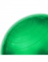 Гимнастическа топка 65 см - зелена, с помпа, снимка 2