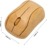 Безжична мишка Annadue, дървено бамбуково покритие, 2.4G, OTG функция, снимка 5