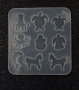 Малки морски животни и др силиконов молд форма смола фондан висулка декор украса , снимка 1