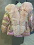 Детско Зимно Яке С Пух За Момиченце 1г 2г 4г Код Детски Находки4, снимка 1