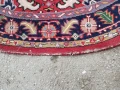 Ръчно тъкан вълнен килим.Антика за ценители.Ирански., снимка 7