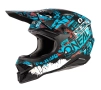 Мотокрос каска O'NEAL 3SERIES RIDE BLACK/BLUE, снимка 1