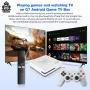 Нова G7 Android 14Игрова конзола и tv box в едно Plus Gaming TV Box 40,000 + Games WIFI 2 джойстика, снимка 2