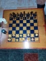 Шах табла 48/48 от соца с дървени фигури и пулове, снимка 15