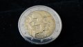 Френска монета 2евро, Шарл дьо Гол, възпоменателна 50г. от смъртта му, снимка 3