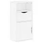 vidaXL Страничен шкаф с чекмедже ODDA White 40x24x79 cm, снимка 1