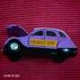 WELLY, лилав Ситроен 2 CV мащаб 1:36. , снимка 3