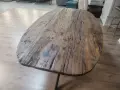 Дървена трапезна маса от тъмно дърво, снимка 10