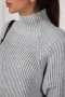Туника - рокля от плетиво във сив цвят, снимка 3