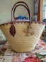 Плажна плетена чанта, снимка 1 - Чанти - 37310646