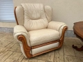 Кожени кресла с релакс механизъм, снимка 5