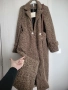 Кафяво палто с колан, снимка 6