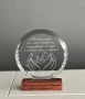 Кристални плакети с гравиран надпис, снимка 4