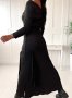 Дамска рокля с голи рамене Моника в черно, снимка 2