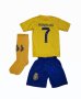 Жълт Екип Тениска + Шорти + Чорапи Роналдо Ал Насър 2024 CR7 RONALDO, снимка 7